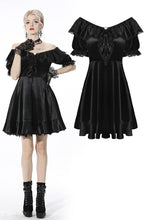 Load image into Gallery viewer, Sexy ruffle off Shoulder velvet dress DW538