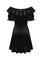 Load image into Gallery viewer, Sexy ruffle off Shoulder velvet dress DW538