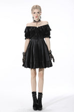 Load image into Gallery viewer, Sexy ruffle off Shoulder velvet dress DW538