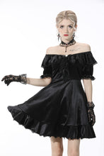 Load image into Gallery viewer, Sexy ruffle off Shoulder velvet dress DW538