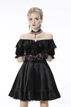 Load image into Gallery viewer, Sexy ruffle off Shoulder velvet dress DW538