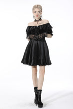 Load image into Gallery viewer, Sexy ruffle off Shoulder velvet dress DW538