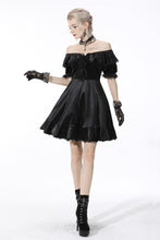 Load image into Gallery viewer, Sexy ruffle off Shoulder velvet dress DW538