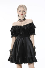 Load image into Gallery viewer, Sexy ruffle off Shoulder velvet dress DW538