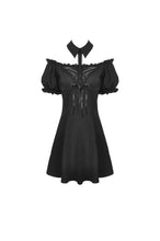 Load image into Gallery viewer, Gothic Lolita hang neck off shoulder dress  DW560