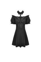 Load image into Gallery viewer, Gothic Lolita hang neck off shoulder dress  DW560