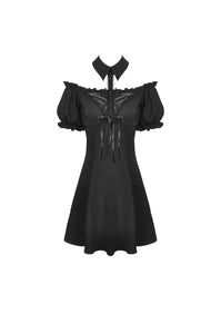Gothic Lolita hang neck off shoulder dress  DW560
