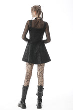 Load image into Gallery viewer, Punk locomotive wash leatherette strap dress DW586