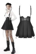 Load image into Gallery viewer, Punk rock side rope pleated strap dress DW587