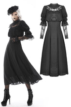 Load image into Gallery viewer, Gothic cutout sexy lace angel wings bust maxi dress DW590