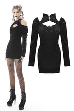Load image into Gallery viewer, Retro off shoulders bodycon mini dress DW591