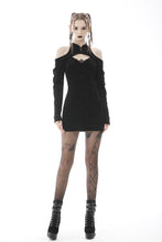 Load image into Gallery viewer, Retro off shoulders bodycon mini dress DW591