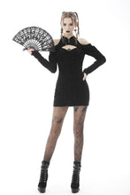 Load image into Gallery viewer, Retro off shoulders bodycon mini dress DW591