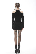 Load image into Gallery viewer, Retro off shoulders bodycon mini dress DW591