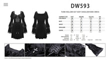 Load image into Gallery viewer, Victorian princess pagoda sleeves square neck dress DW593