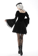 Load image into Gallery viewer, Victorian princess pagoda sleeves square neck dress DW593