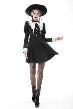 Load image into Gallery viewer, Bat entanglement black white dress DW607