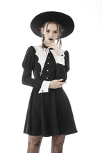Load image into Gallery viewer, Bat entanglement black white dress DW607