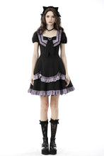 Load image into Gallery viewer, Rock girl multicolor preppy dress DW623