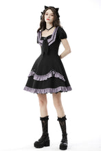 Load image into Gallery viewer, Rock girl multicolor preppy dress DW623