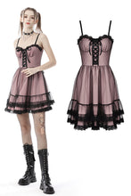 Load image into Gallery viewer, Cool mesh pink doll dress DW626