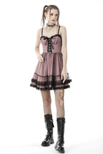 Load image into Gallery viewer, Cool mesh pink doll dress DW626