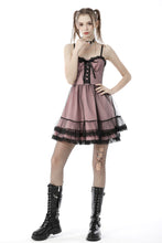 Load image into Gallery viewer, Cool mesh pink doll dress DW626