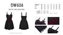 Load image into Gallery viewer, Pink doll mesh strap dress DW636