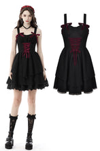 Load image into Gallery viewer, Pink doll mesh strap dress DW636