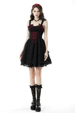 Load image into Gallery viewer, Pink doll mesh strap dress DW636