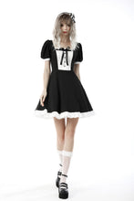Load image into Gallery viewer, Magic doll black white rebel dress DW637