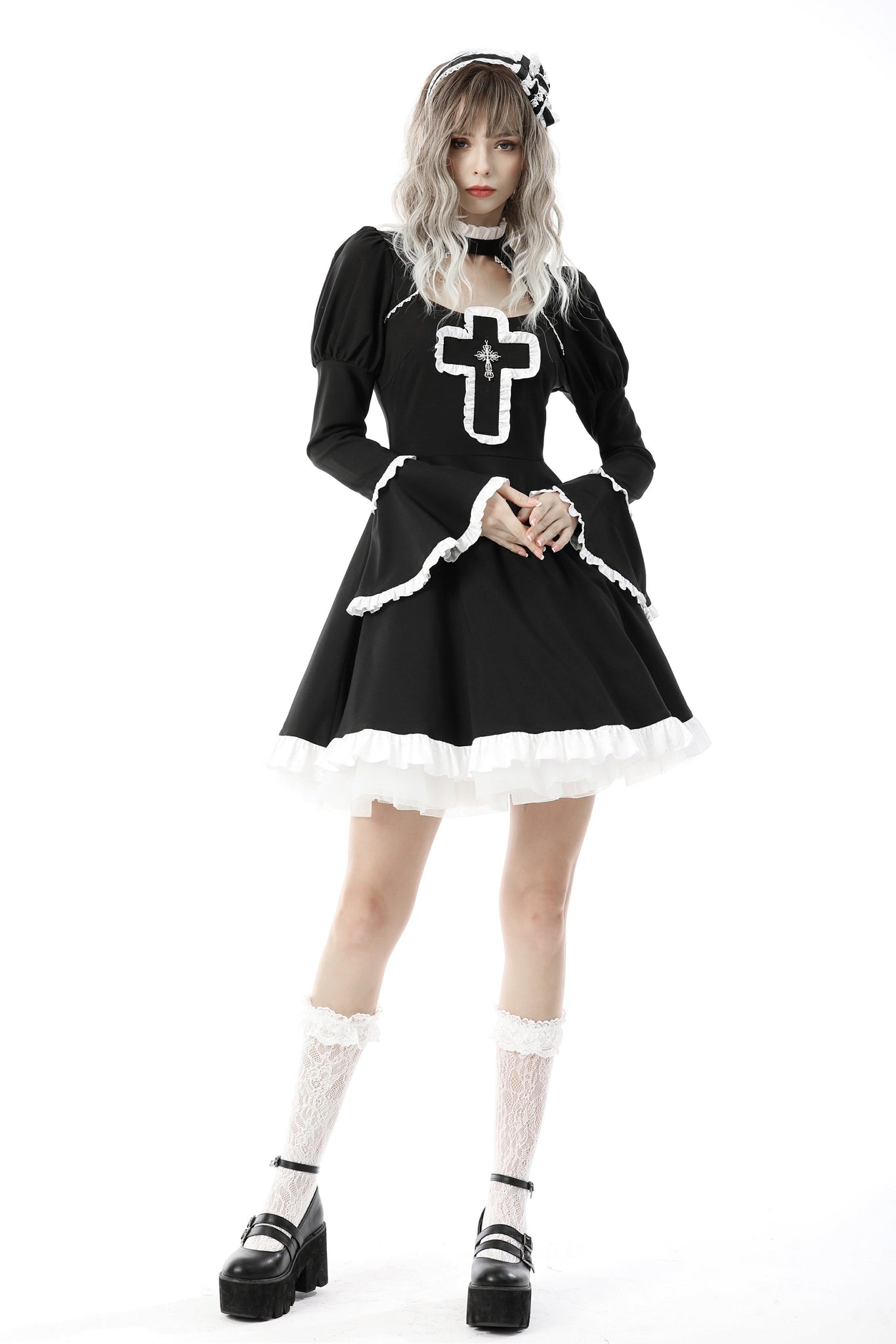 Gothic lolita cross doll dress DW638 – DARK IN LOVE Gothic lolita cross doll dress DW638 – DARK IN LOVE