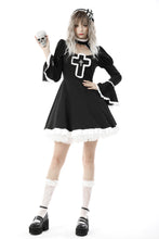 Load image into Gallery viewer, Gothic lolita cross doll dress DW638