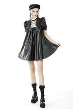 Load image into Gallery viewer, Rebel doll black white dress DW639