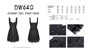 Academy doll strap dress DW640