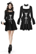 Load image into Gallery viewer, Gothic lolita bady doll bell-sleeves dress DW641
