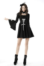 Load image into Gallery viewer, Gothic lolita bady doll bell-sleeves dress DW641
