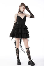 Load image into Gallery viewer, Devil cool high low layered strap dress DW669