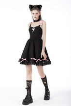 Load image into Gallery viewer, Rock doll heart bow dress DW676