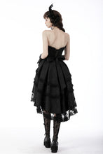 Load image into Gallery viewer, Magic girl pleated rose high low dress DW678