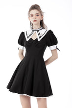 Load image into Gallery viewer, Magic princess cross white neckline dress DW680