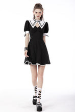 Load image into Gallery viewer, Magic princess cross white neckline dress DW680