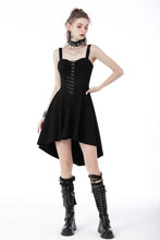 Load image into Gallery viewer, Rebel girl eyelet lace-up dress DW688