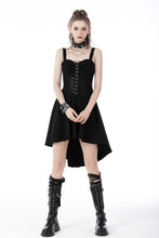 Load image into Gallery viewer, Rebel girl eyelet lace-up dress DW688