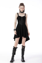Load image into Gallery viewer, Rebel girl eyelet lace-up dress DW688