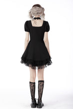 Load image into Gallery viewer, Gothic princess frilly mini dress DW697