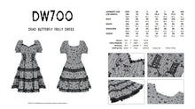Load image into Gallery viewer, Dead butterfly frilly dress DW700