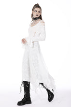 Load image into Gallery viewer, White ghost cutout details maxi dress DW725