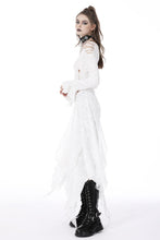 Load image into Gallery viewer, White ghost cutout details maxi dress DW725