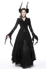 Load image into Gallery viewer, Gothic romantic hollow out sexy frilly lace dress DW734